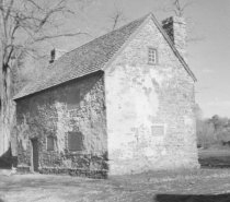 Mouns Jones House, southwest perspective view (XXXX)