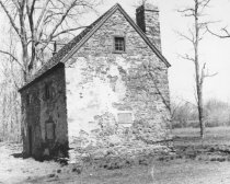 Mouns Jones House, southwest perspective view (XXXX)