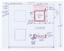 Mouns Jones House, restored garden sketch plan (2012)
