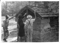 Mouns Jones House reconstructed bake oven (c.1966-70)