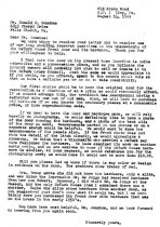 Letter re: DeTurk door (1969)
