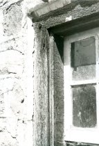 DeTurk House, detail of first floor window frame (1973)