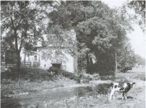 DeTurk House, East elevation from northeast side of Little Manatawny Creek