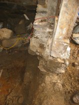 DeTurk foundation under kitchen window