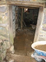 DeTurk, east kitchen cellar entry (2009)