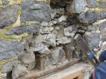 1635:Joist-ends, relieving & bearing plates, core of wall between wythes