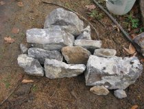 #5 - 1624:Removed stones positioned for re-placement