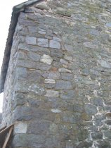 DeTurk , repaired masonry crack in north gable-end wall (2009)
