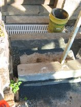 0026--setting and leveling L2 on stone screening bed