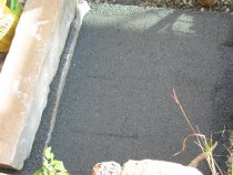 0033--screenings bed leveled to receive bed-stone B4