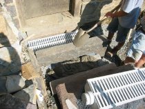 0058--Setting mortar bed for CD2.