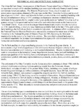 DeTurk House, Preservation PA Awards narrative, page 1 (2011)