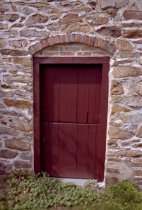 Keim ancillary building gable-end doorway (c. 1990)