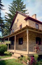 Keim House, southwest perspective view (c.1990)