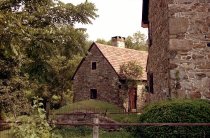 #1: Keim house and ancillary building, NE perspective view  (c.1990)