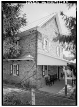 Keim House from original photo-graphic print from northwest perspective