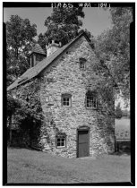 Keim wood-turner’s shop, ancillary building, SW view (1958)