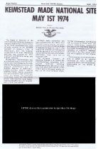 Article re: Keim Cabin & House& restoration plans w/ drawing (1974)