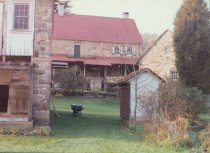 Keim House, detail of south elevation view (c.1990)