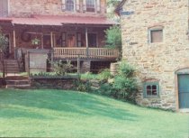 Keim house and ancillary building detail photo (c.1990)