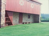 Keim Barn, detail of northeast perspective view (c.1990)