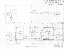 Keim Cider Press, unfiled HABS field notes drawings, page #1 (1991)
