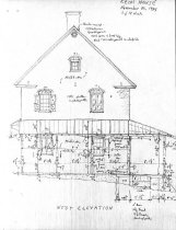 Keim House, unfiled HABS field notes drawing, page#3 (1984)