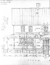 Keim House, unfiled HABS field notes drawing, page#4 (1984)
