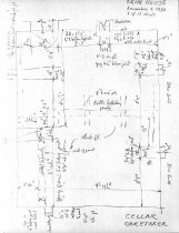 Keim House, unfiled HABS field notes drawing, page#8 (1984)