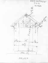 Keim Outhouse, unfiled HABS field notes drawings, page #1 (1991)
