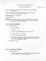 Keim Ground Cellar, unfiled HABS data sheets, page #1 (1985)