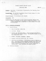 Keim Cabin, unfiled HABS data sheets, page #1 (1984)