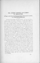 Essay on swedish settlement @ Morlatton, HSBC Transactions vol. III (1923)