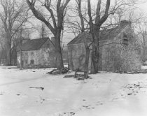 Morlatton village, southwest perspective view (1971)