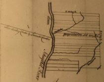 Morlatton, detail of facsimile Swedes' Tract map, image #5