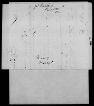 Image#12: Reverse side of Letter with Statement of Rejection-James Gillian