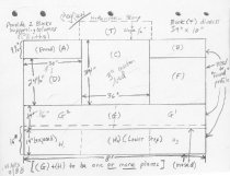 Hottenstein House, plan drawing, stoop restoration (1988)