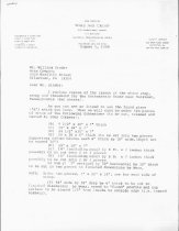 Hottenstein House, instructions for cutting stoop stones, page 1 (1988)