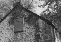 Michael Fulp House, detail of north gable wall (c.1966-67)
