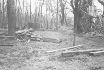 Michael Fulp House, detail 3 years after 1967 partial collapse (1970)