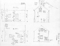Michael Fulp House, unfiled HABS drawings 1 of 4 (1992)