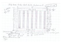 Michael Fulp House, cellar vent grille drawing (2011)