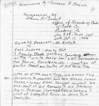 George Douglass, general info, Theresa Beard Notes, page #16