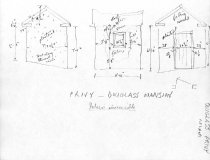 George Douglass House, unfiled HABS measured field notes drawings (1992)