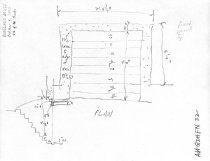 George Douglass House, unfiled HABS field notes drawings, #22 (1990)