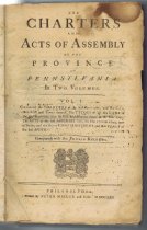 Title page of law book (1762) owned by George Douglass.