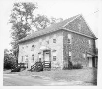 White Horse Tavern, south perspective view after restoration (1974)