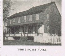 White Horse Tavern, south perspective view (c. 1901-02)