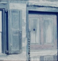 detail view of original door & shutter