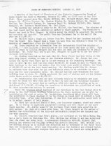 General, board meeting mintues, page 1 (1985)